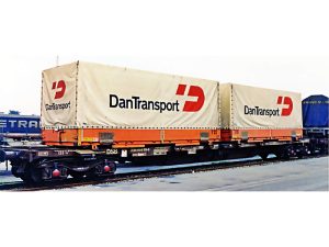 kontejnerový vůz Sgns DanTransport DSB A.C.M.E. 40373