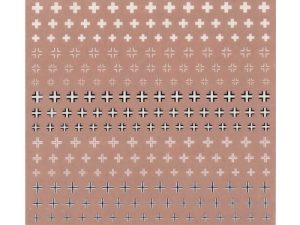 sada obtisků křížů Wermacht původní verze Artmaster 85006