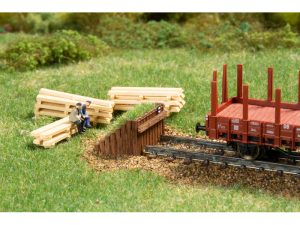 koncovka koleje dřevěná Auhagen 44655