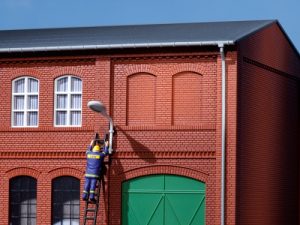 okna slepá červená Auhagen 80205