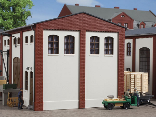 stěny 2410K omítnuté s okny B Auhagen 80721