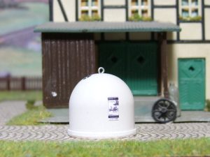 kontejner na bílé sklo kulatý BDDP 23347