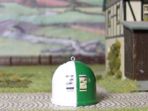 kontejner kulatý na bílé a barevné sklo BDDP 23350