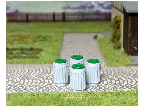 koš s výměnou vložkou 4ks BDDP 23354