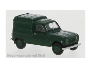 Renault R4 Fourgonnette tmavězelený Brekina 14754