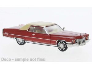 Cadillac Coupe deVille červená / béžová metalíza 1972 Brekina 18125