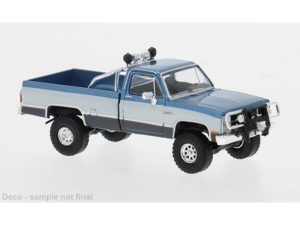 GMC Sierra Grande modrý/bílý 1982 Brekina 19660