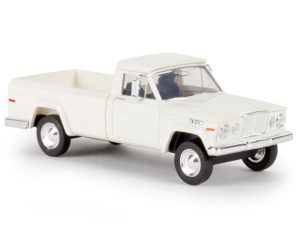 Jeep Gladiator 1962 bílý Brekina 19801