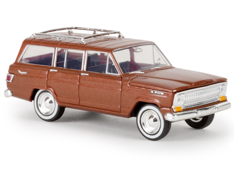 Jeep Wagoneer hnědá metalíza Brekina 19854