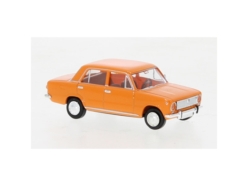 Fiat 124 oranžový 1966 Brekina 22415