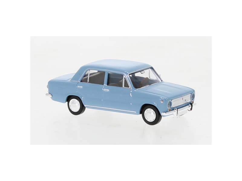 Fiat 124 světle modrý 1966 Brekina 22416