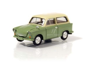 Trabant P 50 kombi zelený- světle béžový 1960 Brekina 27553