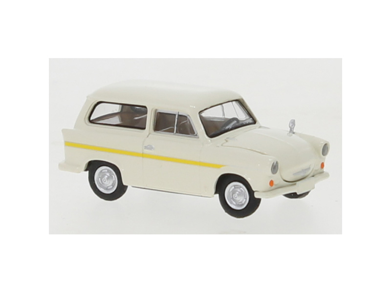 Trabant P 50 Kombi bílý / žlutý 1960 Brekina 27559