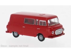 Barkas B 1000 bus červený 1962 Brekina 30228