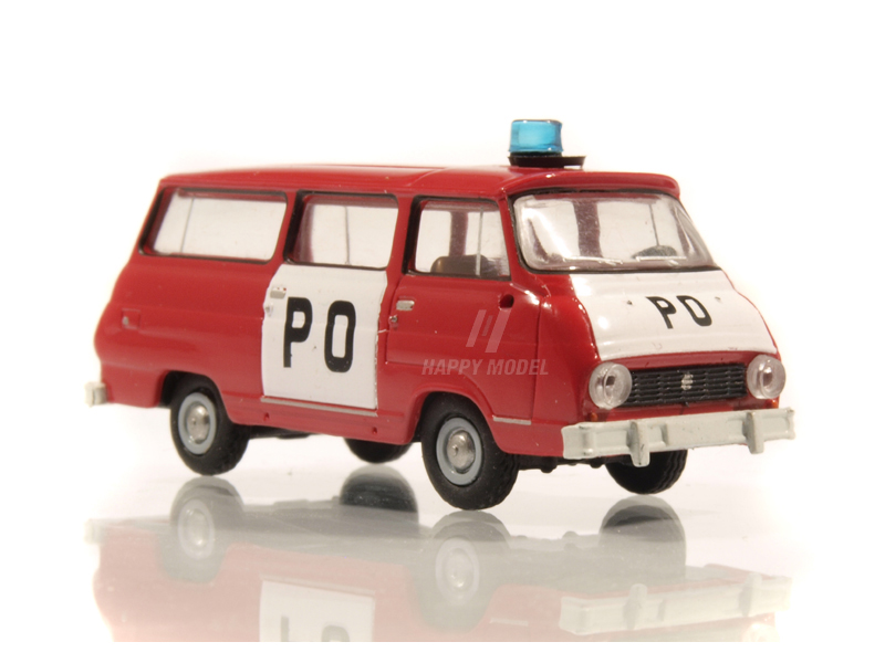 Škoda 1203 bus červený 1969 PO Brekina 30817