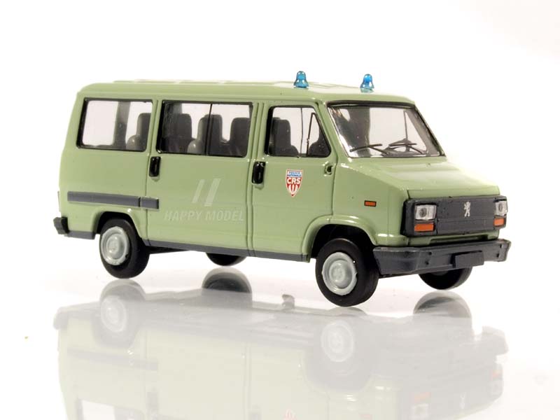 Peugeot J5 bus 1982 Police CRS Brekina 34913