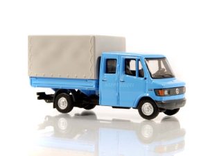 Mercedes L 307 D Doka modrý 1988 Brekina 36951