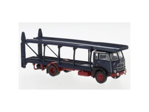 Fiat 642 autotransporter tmavě šedý / tmavě červený 1962 Brekina 58485