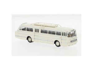 Ikarus 66 městský autobus bílý 1968 Brekina 59561