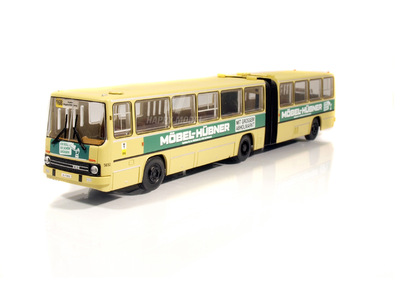 Ikarus 280.02 kloubový městský autobus BVG Möbel Hübner Brekina 59715