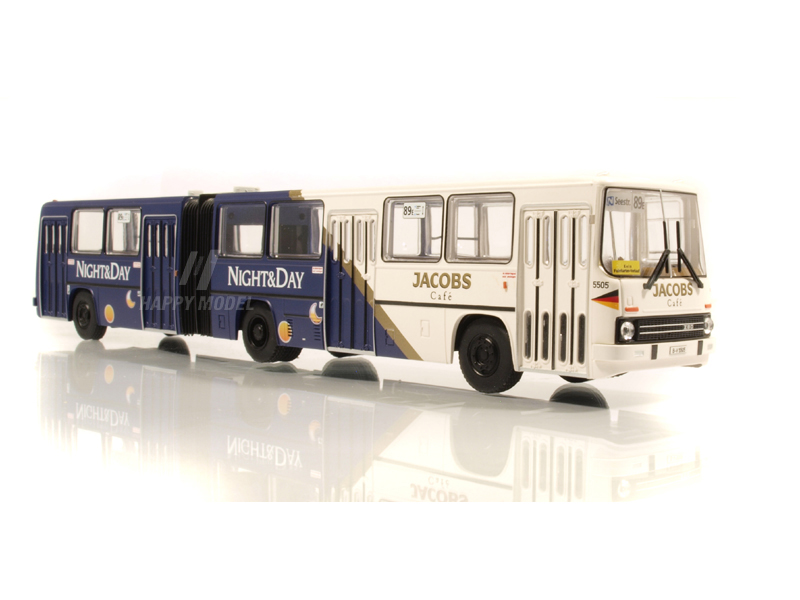 Ikarus 280.02 1991 BVG - Jacobs Night & Day Brekina 59723