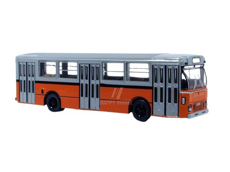 Fiat 418 AL šedý/oranžový 1972 Brekina 59951