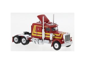 Peterbilt 359 červený/žlutý 1973 Brekina 85709