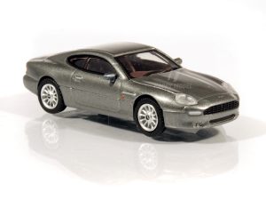 Aston Martin DB7 Coupe 1994 šedá metalíza Brekina PCX870106