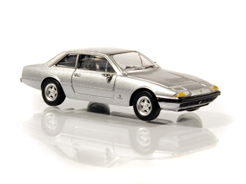 Ferrari 365 GT4 2+2 stříbrné 1972 Brekina PCX870134