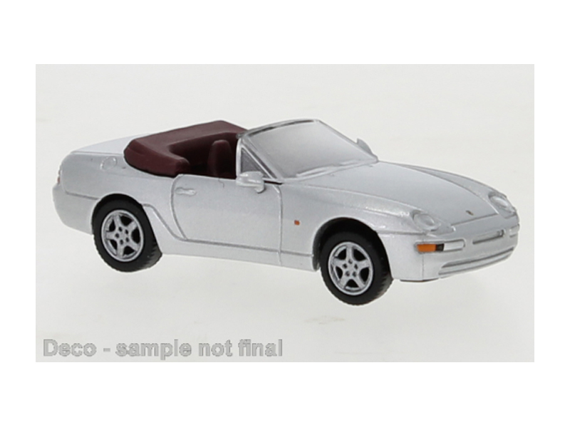 Porsche 968 Cabriolet stříbrné Brekina PCX870181