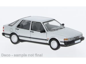 Saab 9000 CC stříbrný 1985 Brekina PCX870190