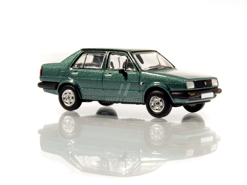 VW Jetta II tmavě zelená metalíza 1984 Brekina PCX870196
