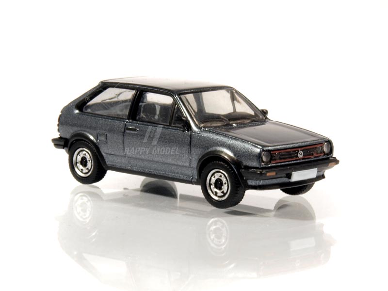 VW Polo II Coupe šedá metalíza Brekina PCX870201