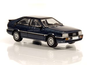 Audi Coupe tmavě modrá metalíza Brekina PCX870270