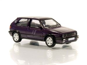 VW Golf II GTI Fire & Ice tmavě fialová metalíza Brekina PCX870304