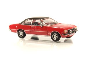 Opel Commodore B Coupe červěný / černý matný 1972 Brekina PCX870344