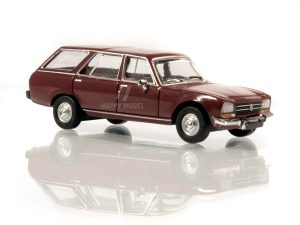 Peugeot 504 Break tmavě červený Brekina PCX870350