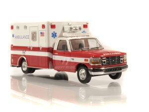 Ford F-350 Horton Ambulance 1997 bílá červená Brekina PCX870362