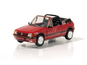 Peugeot 205 cabriolet červený 1986 Brekina PCX870502