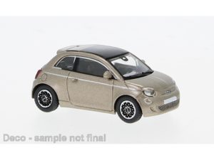 Fiat 500e světle růžová metalíza Brekina PCX870560