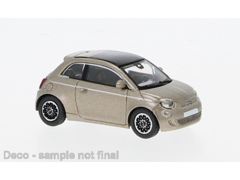 Fiat 500e světle růžová metalíza Brekina PCX870560