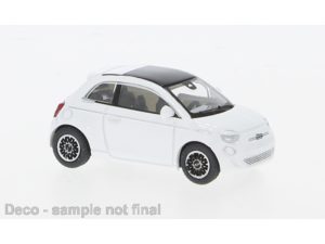 Fiat 500e bílý Brekina PCX870561