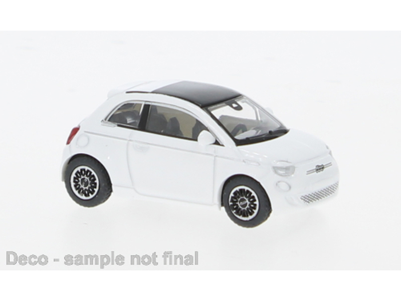 Fiat 500e bílý Brekina PCX870561