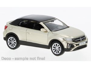 VW T-Roc Cabriolet zavřený béžová metalíza 2022 Brekina PCX870602