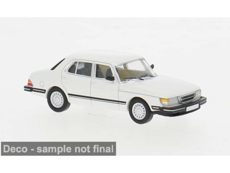 Saab 900 bílý Brekina PCX870757