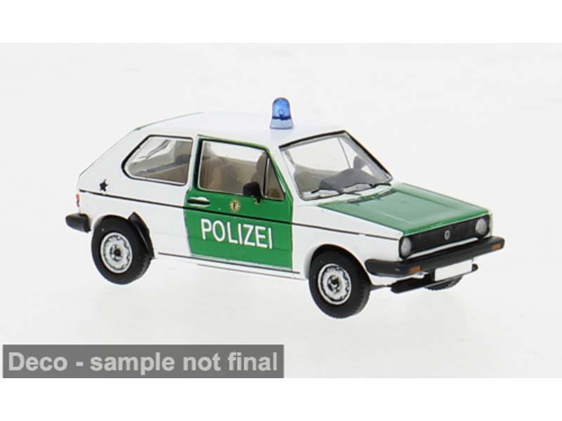 VW Golf I Polizei Berlin Brekina PCX871178