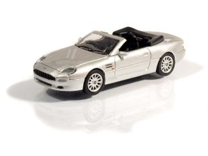 Aston Martin DB7 kabriolet stříbrný 1994 Brekina PCX870145