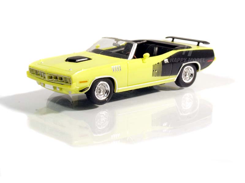 Plymouth HEMI Cuda Convertible žlutý 1971 Brekina RIK38183