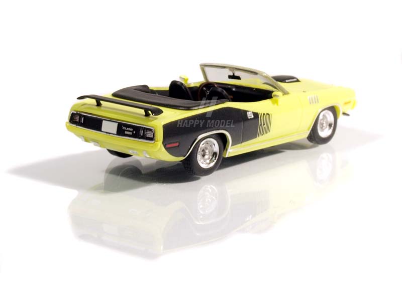 Plymouth HEMI Cuda Convertible žlutý 1971 Brekina RIK38183 - Image 6