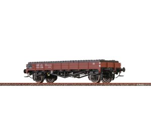 nízkostěnný vůz Xr 35 DB naložený pražci Brawa 50887